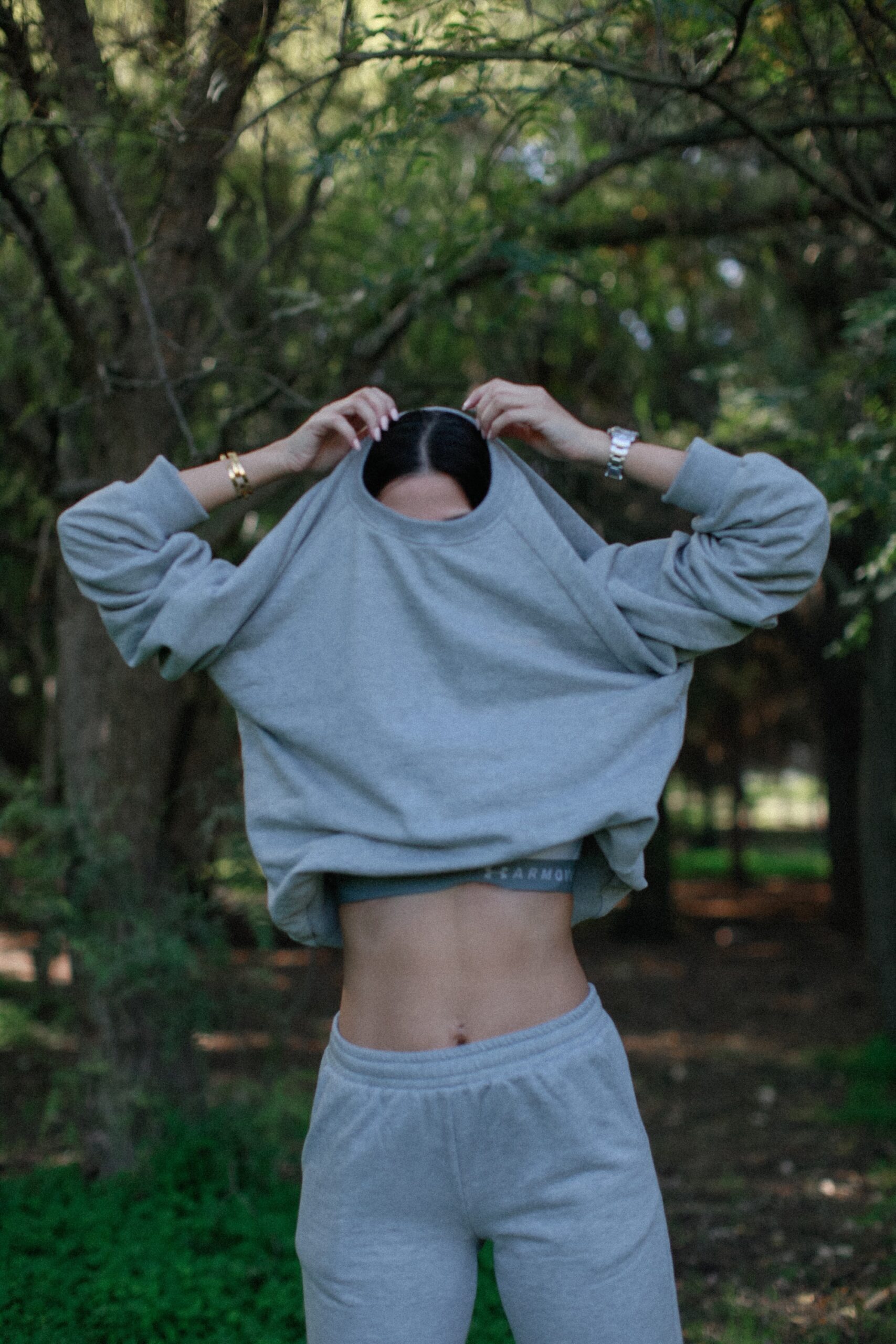 Pantalon jogging 1986 unisexe gris – Image 3