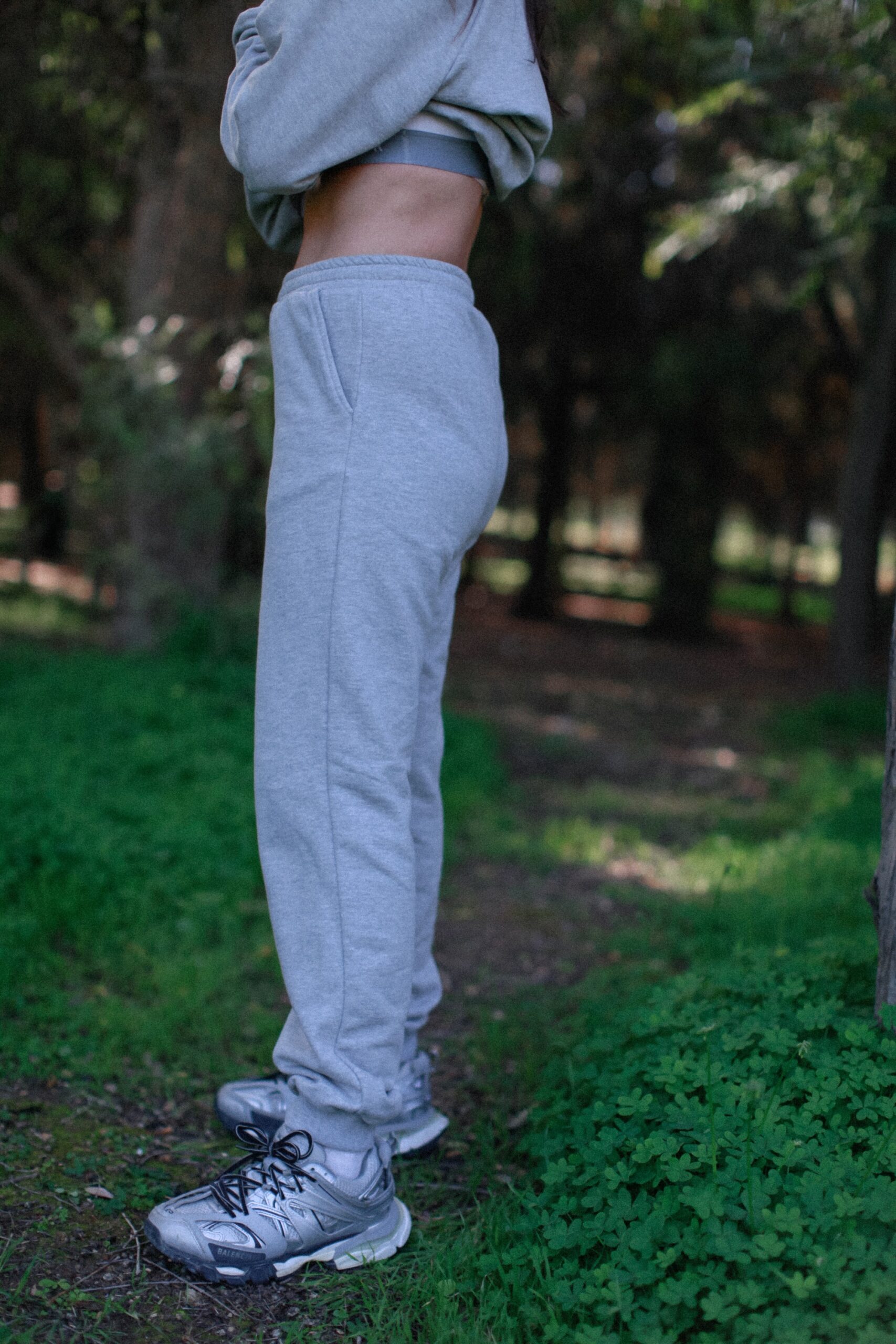 Pantalon jogging 1986 unisexe gris – Image 4